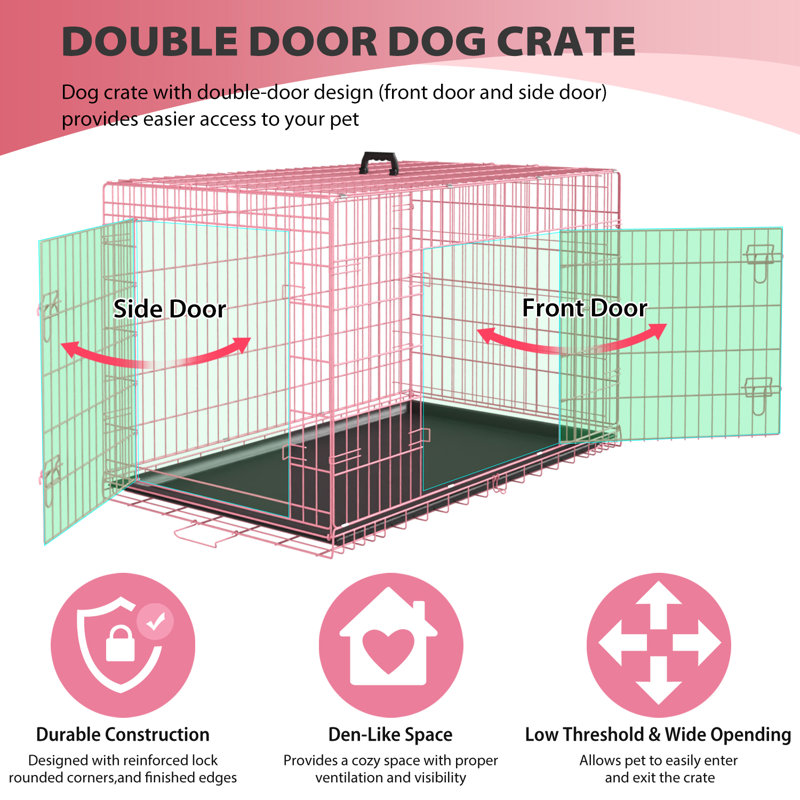 Large dog crate dimensions clearance